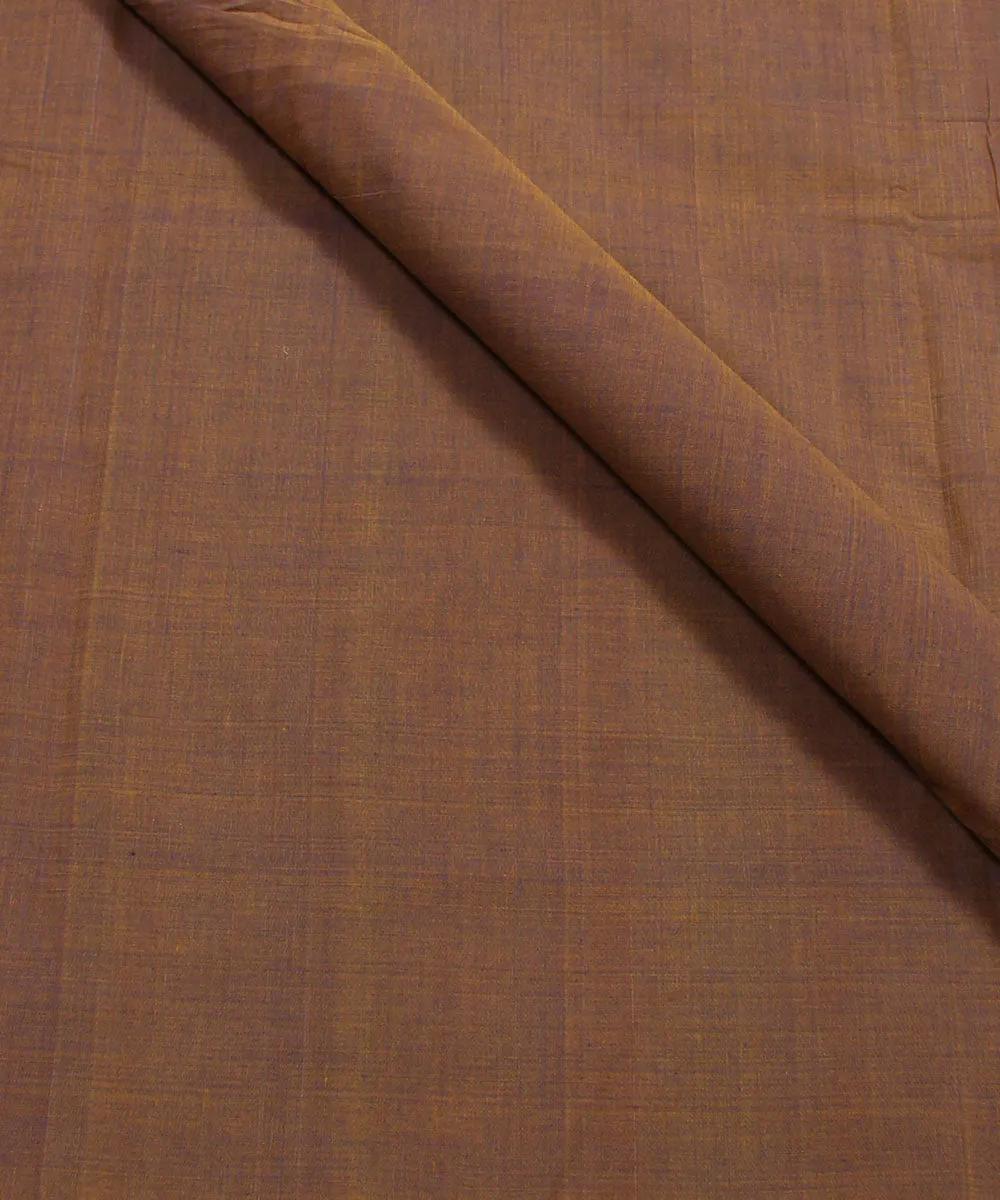 0.7m Bronze Mangalagiri Handwoven Cotton Fabric