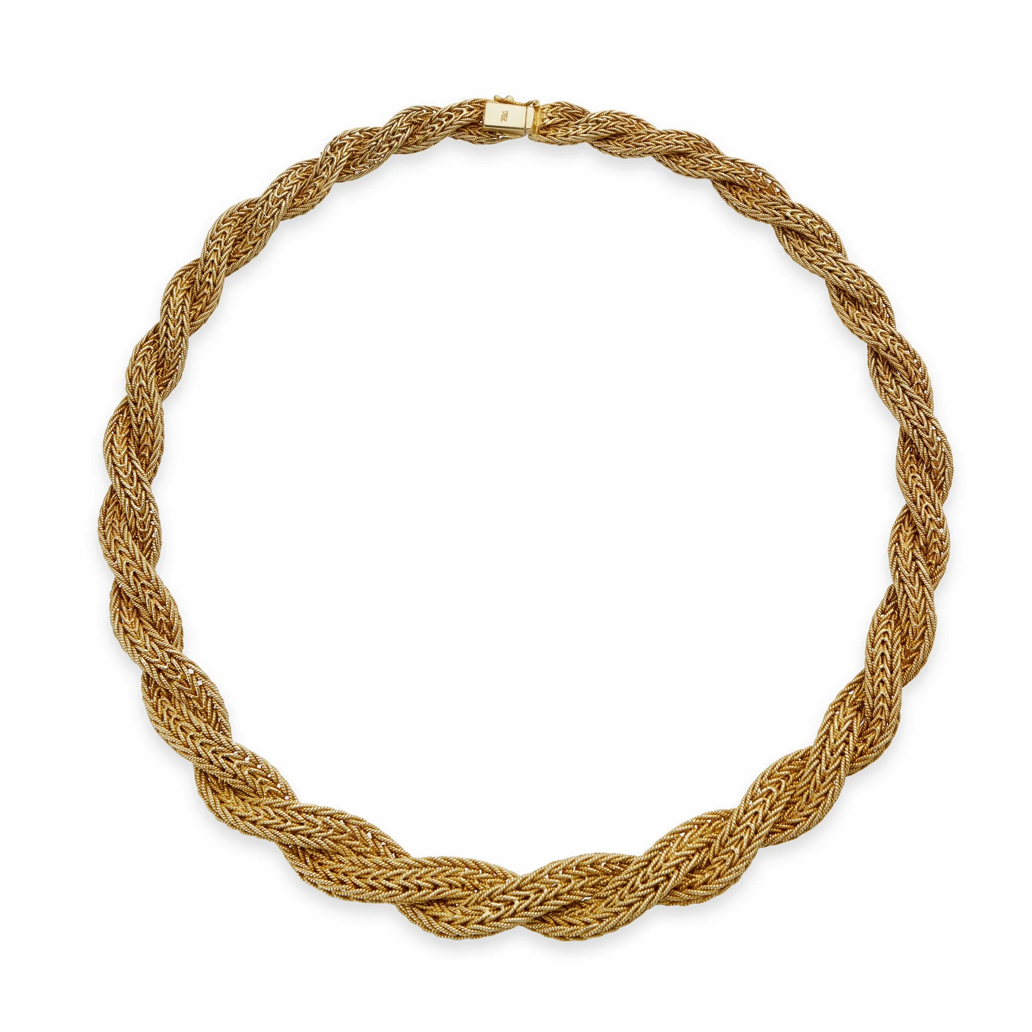 18K Gold Rope Necklace