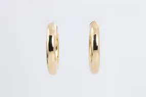 18k Yellow Gold Hoop Earrings (8.55g.)