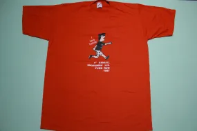 1st Annual Snohomish H.S. Fund Run 1987 Vintage 80's Jerzees T-Shirt USA