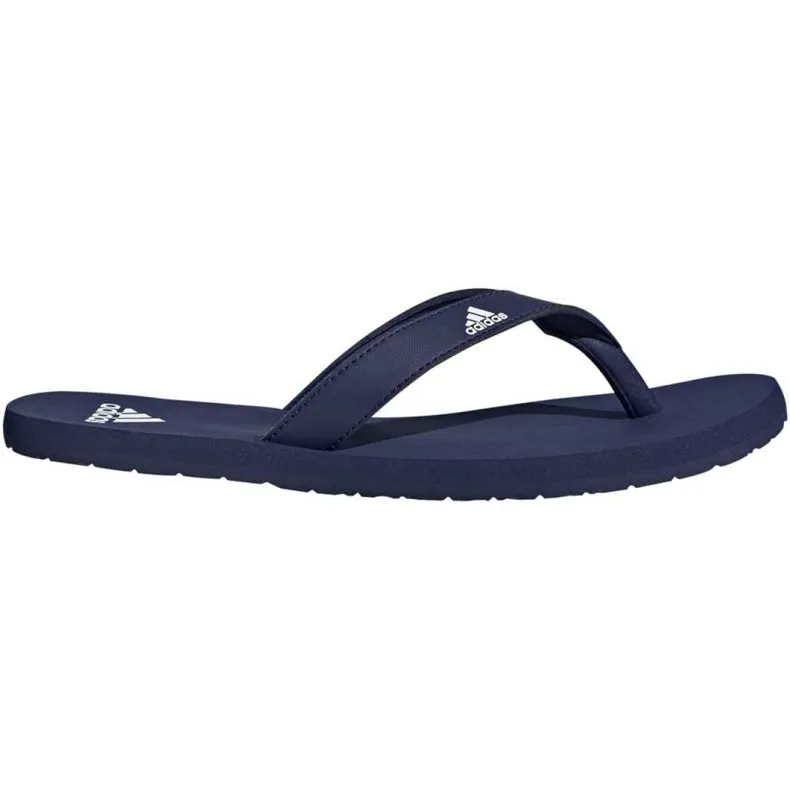 Adidas Mens Dark Blue/White Eezay Flip Flop Casual Thongs