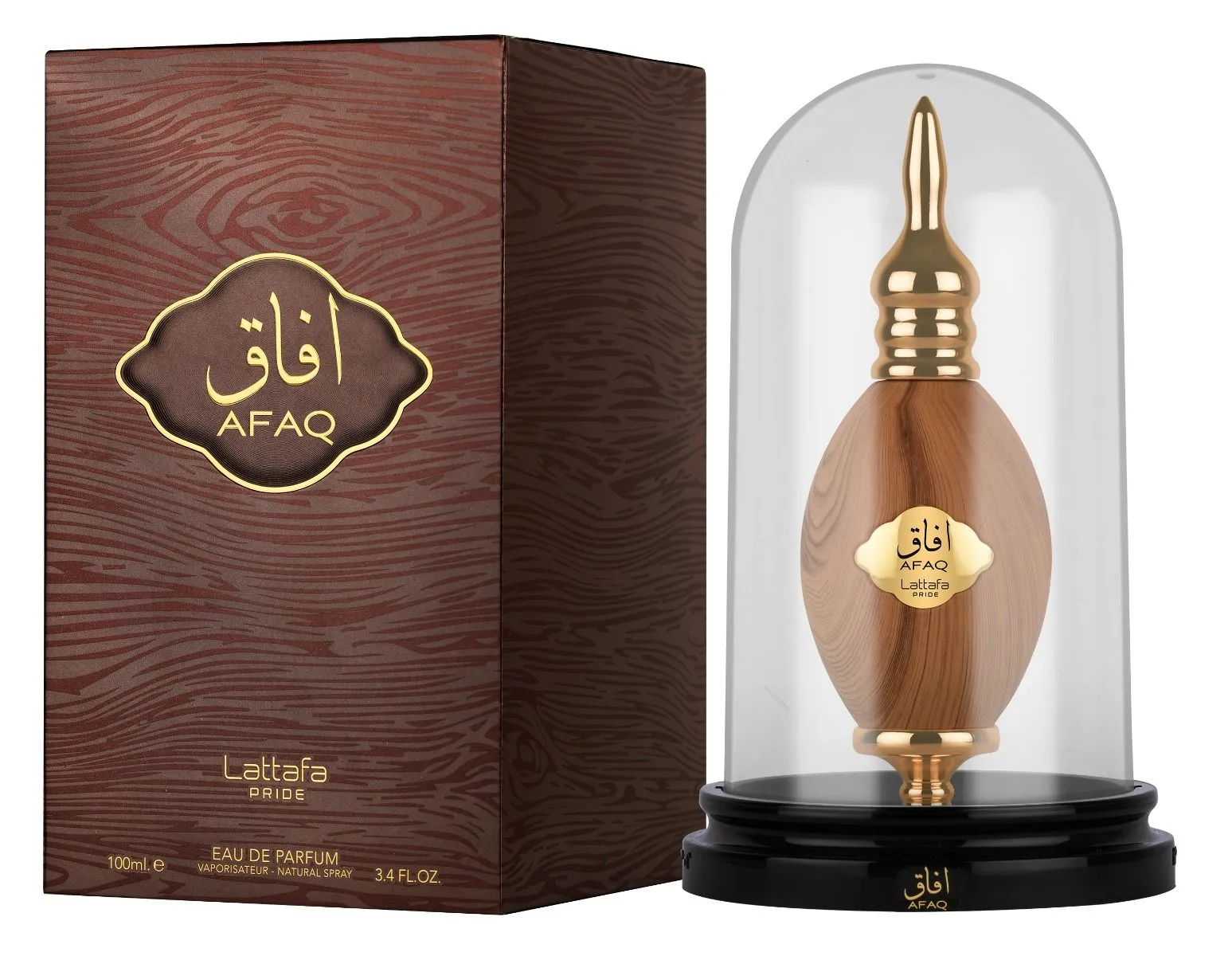 AFAQ By LATTAFA PRIDE Eau De Parfum Spray 3.4 oz 100 ml