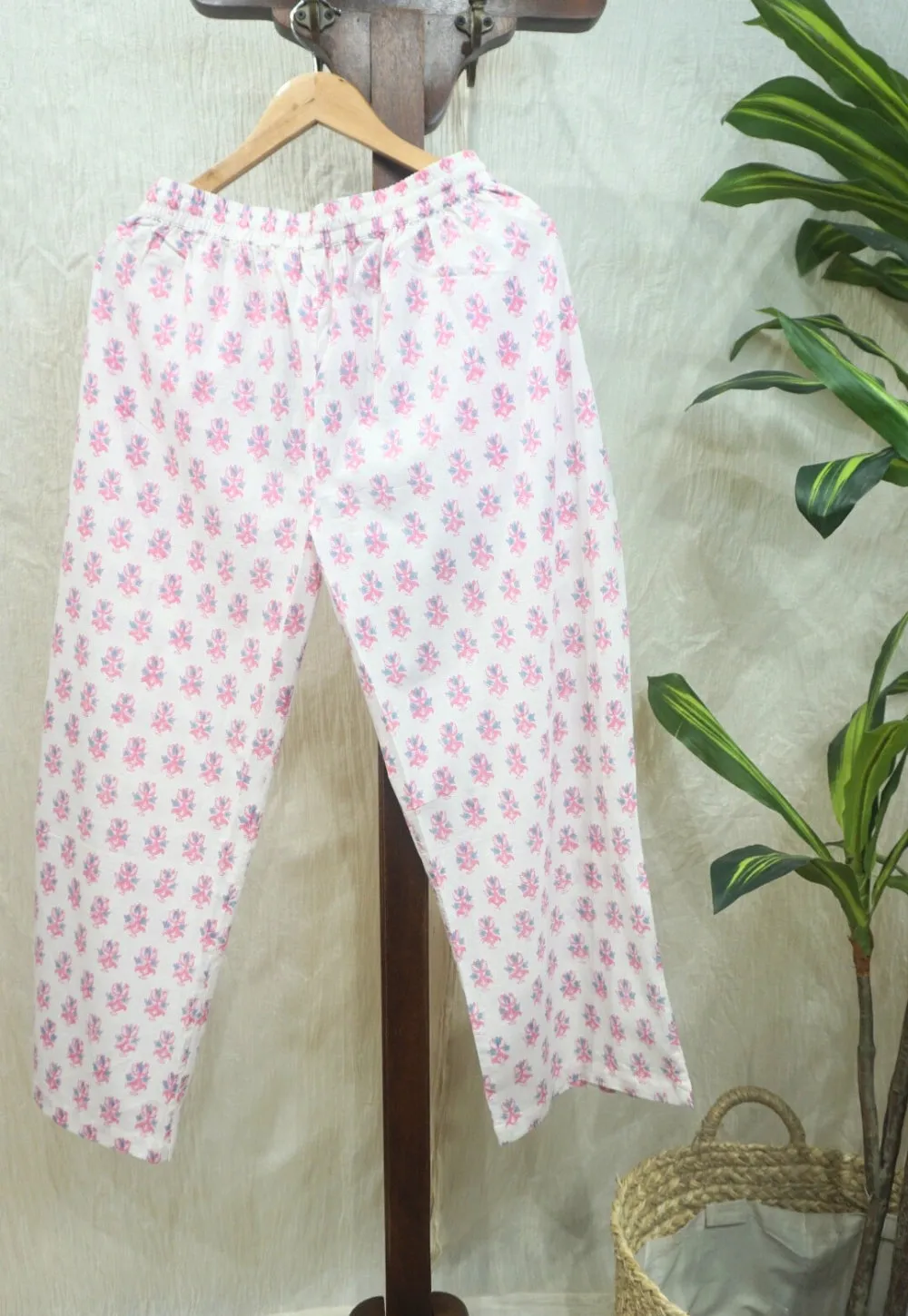 Afira Sanganeri Cotton Pant