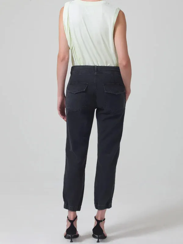 Agni Utility Trouser in Washed Black