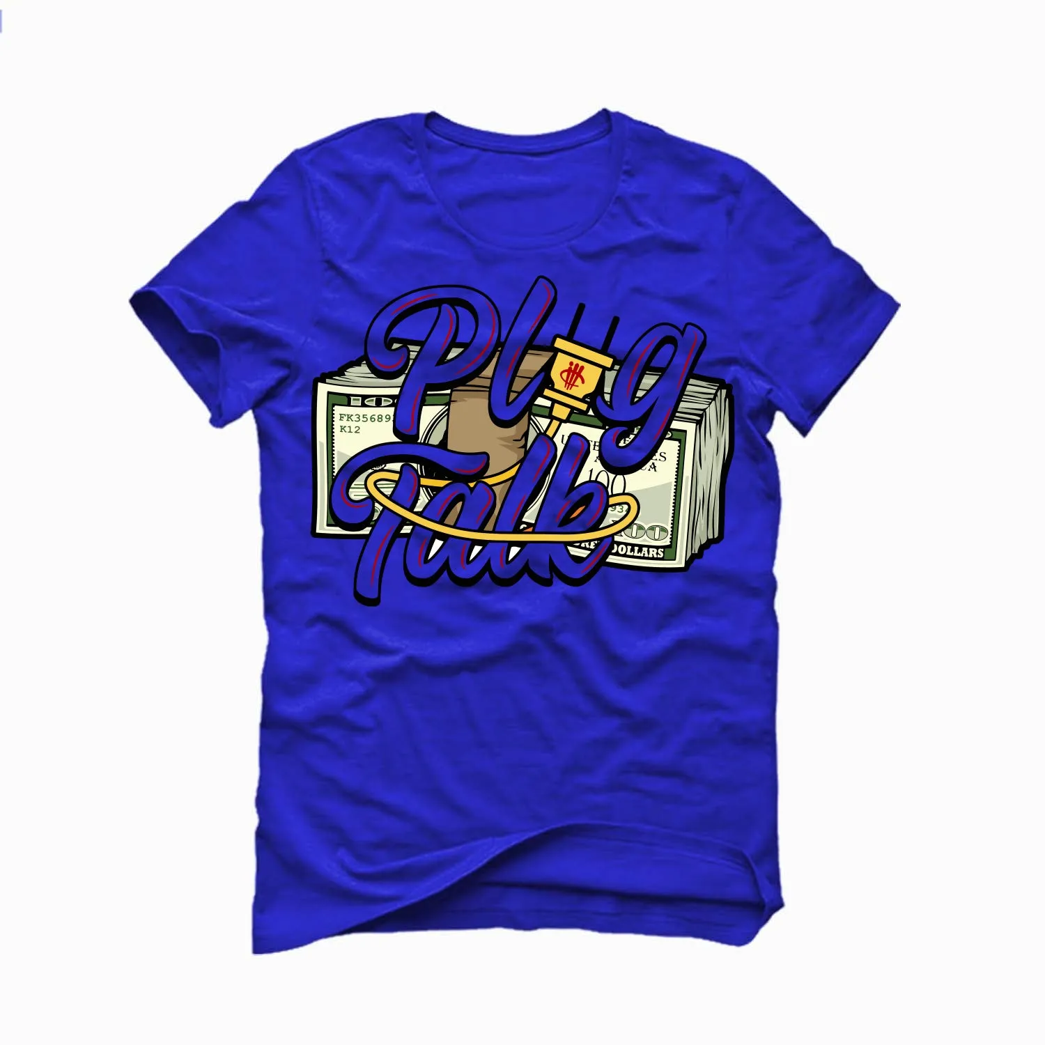 Air Jordan 1 High OG WMNS “Reverse Laney” Royal Blue T-Shirt (Plug talk)