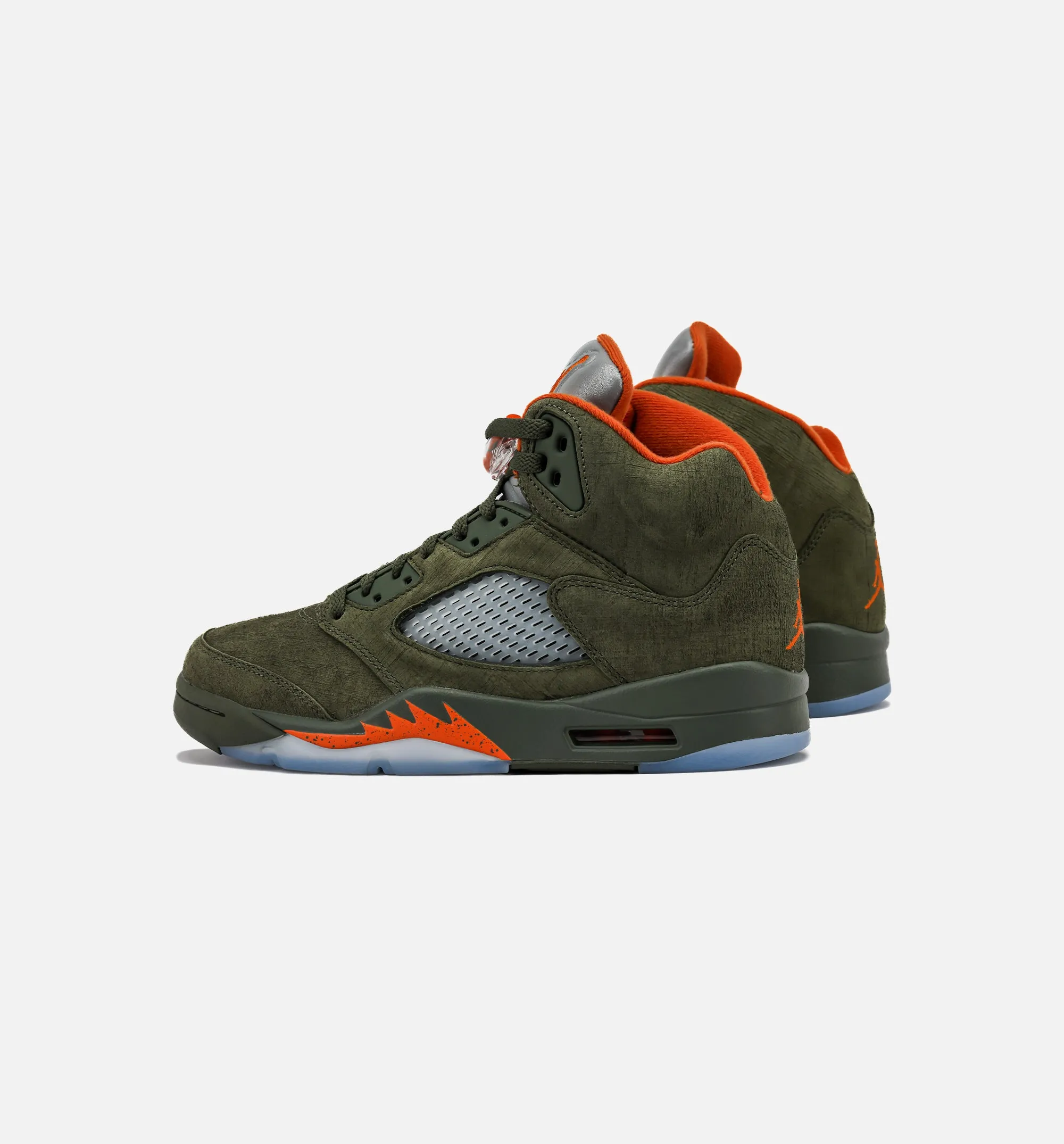 Air Jordan 5 Retro Olive Mens Lifestyle Shoe - Army Olive/Solar Orange