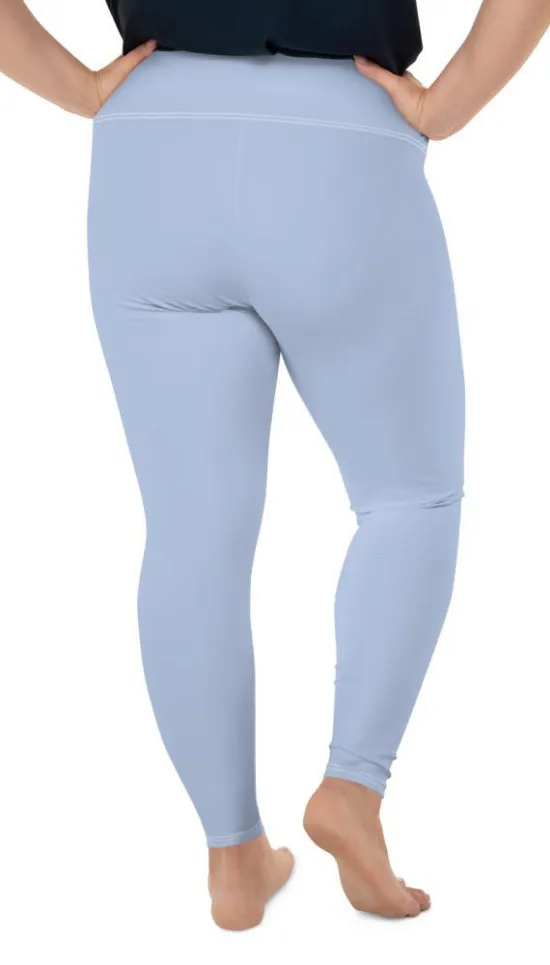 Baby Blue Plus Size Leggings