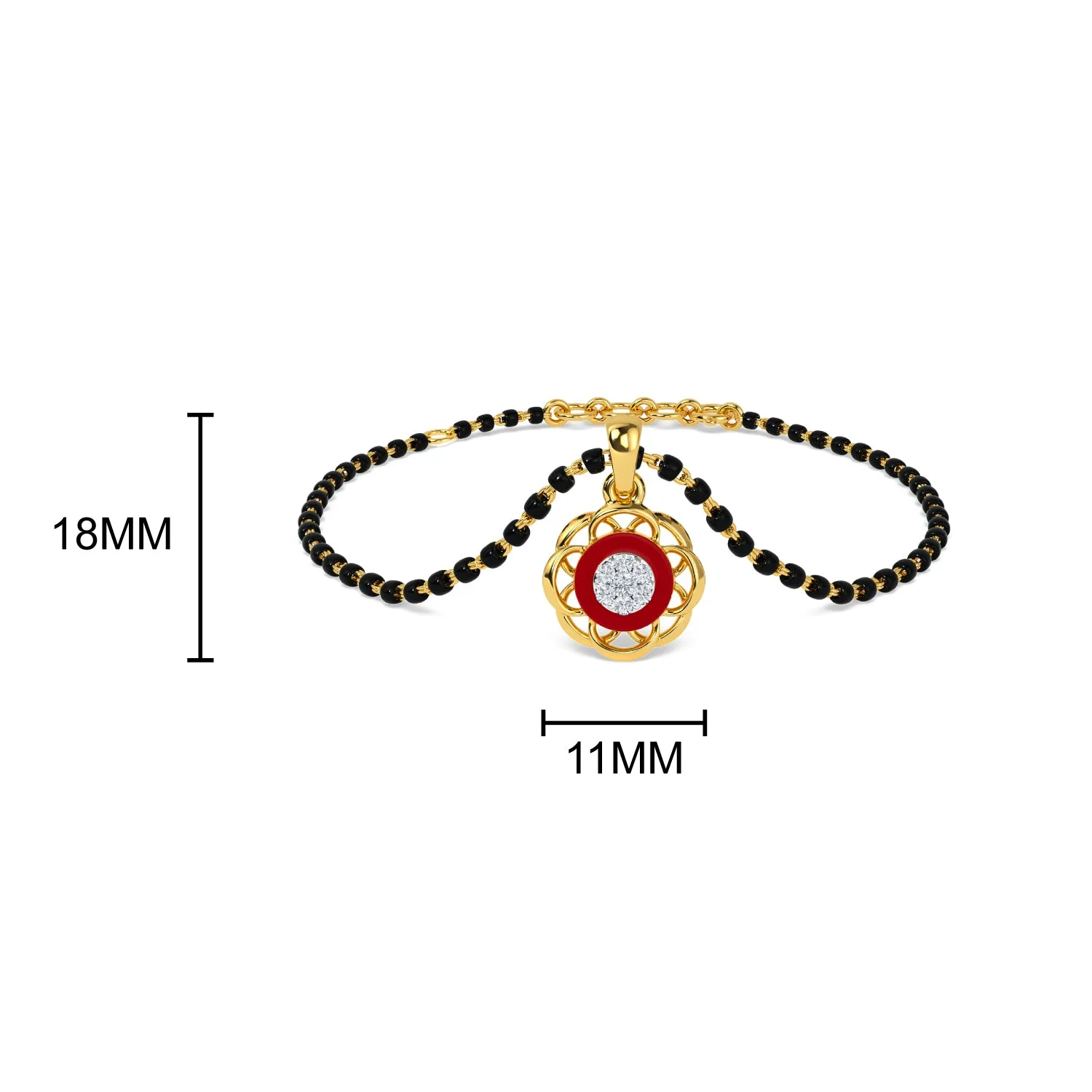 Bara Detachable Mangalsutra Bracelet