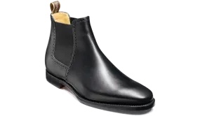 Barker Hawkin Chelsea Boot  -  Black Calf