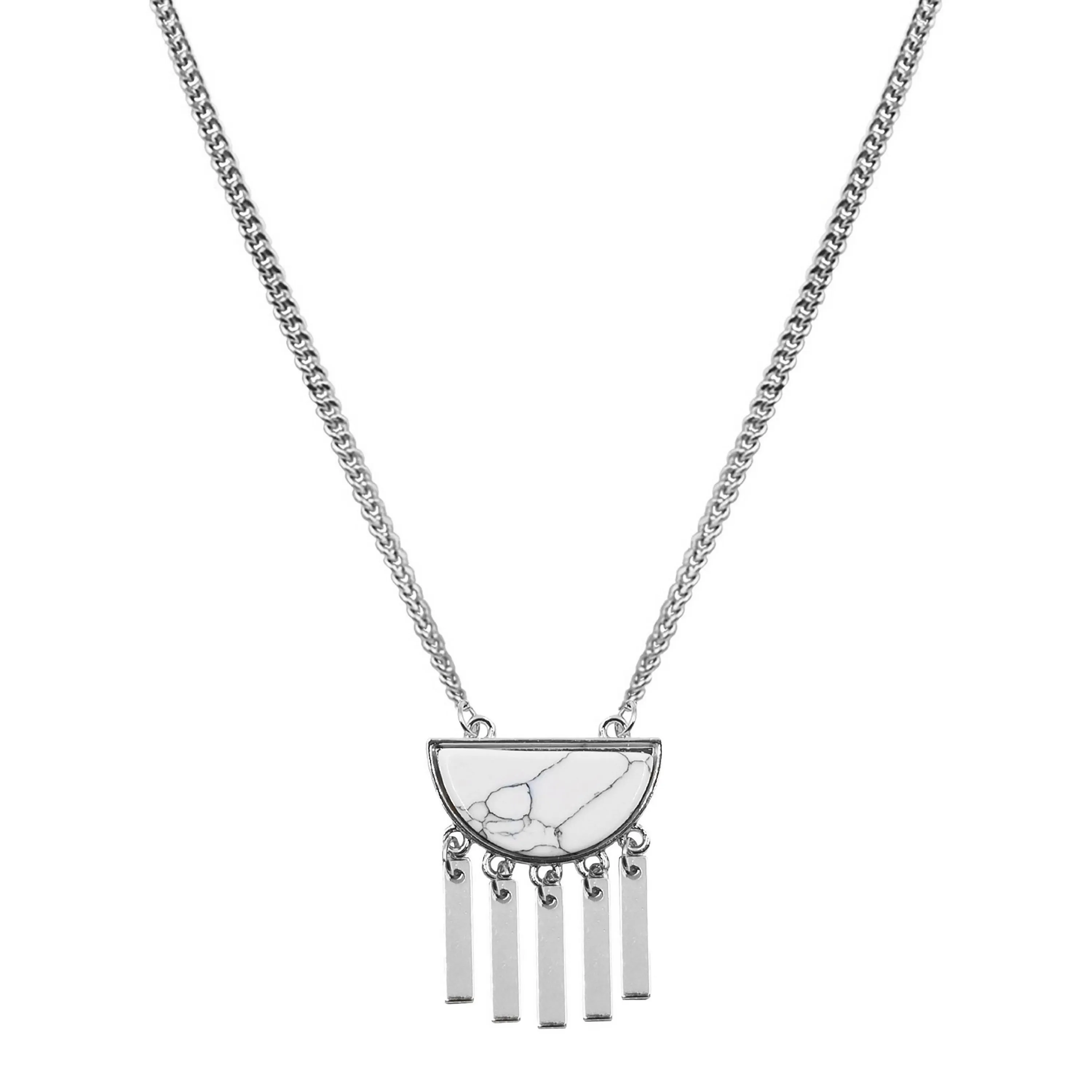 Bianca Collection - Silver Pepper Necklace