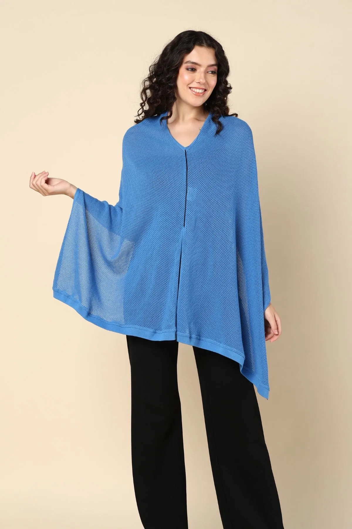 Blue Honeycomb Feeding & Nursing Cover