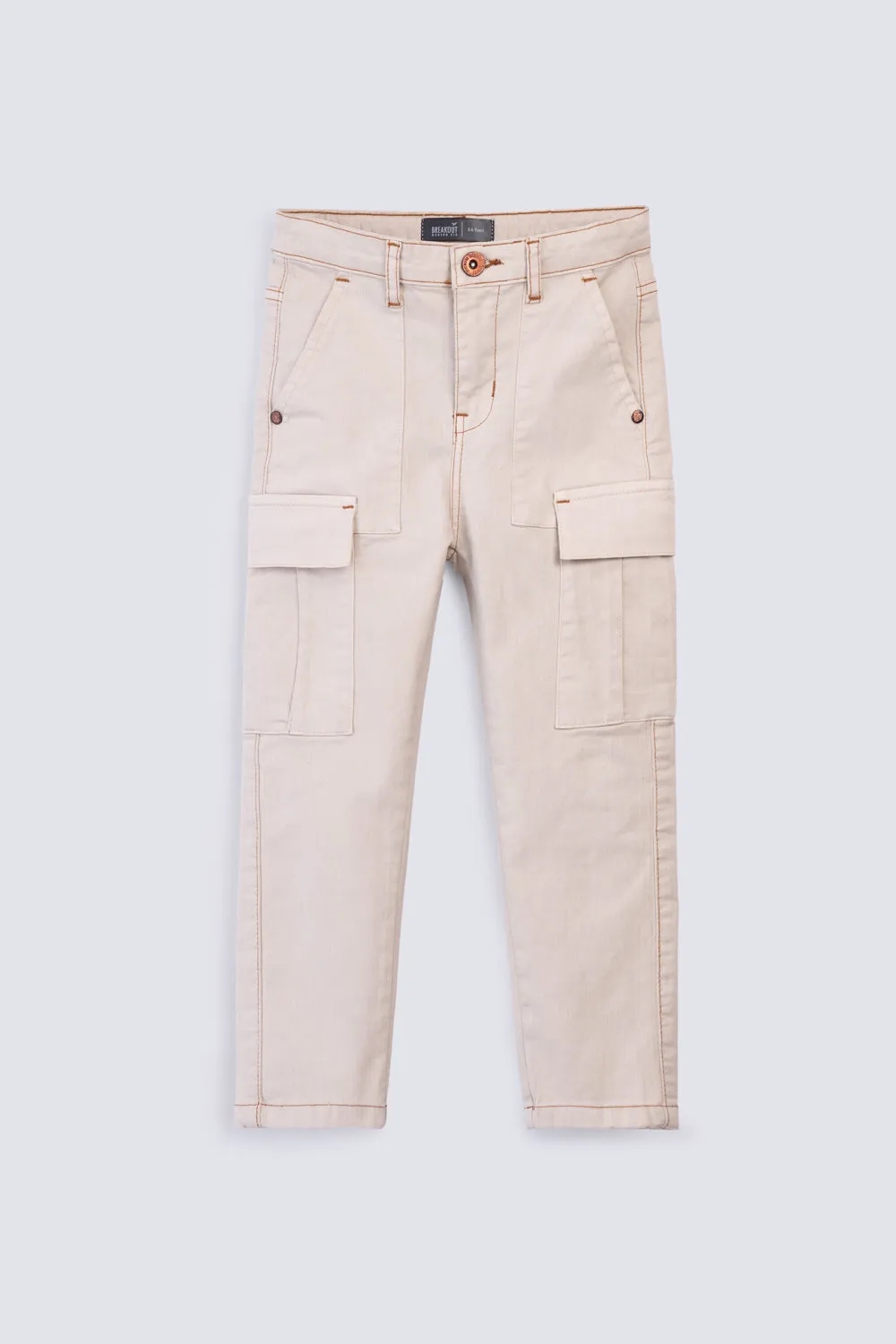 BOYS CARGO TWILL TROUSER