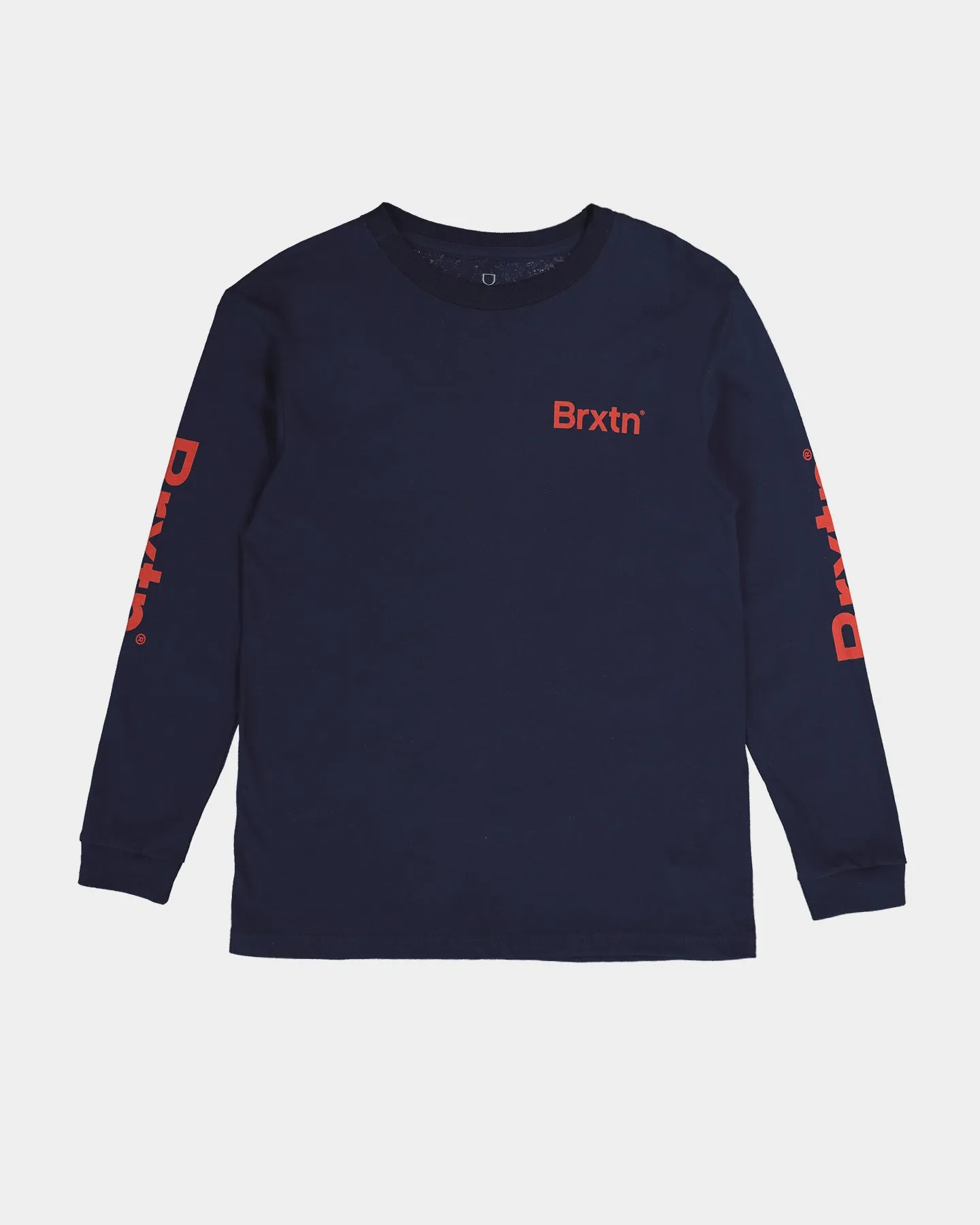 Brixton Kid's Gate Long Sleeve T-Shirt Navy