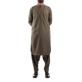 Brown Shalwar Qameez