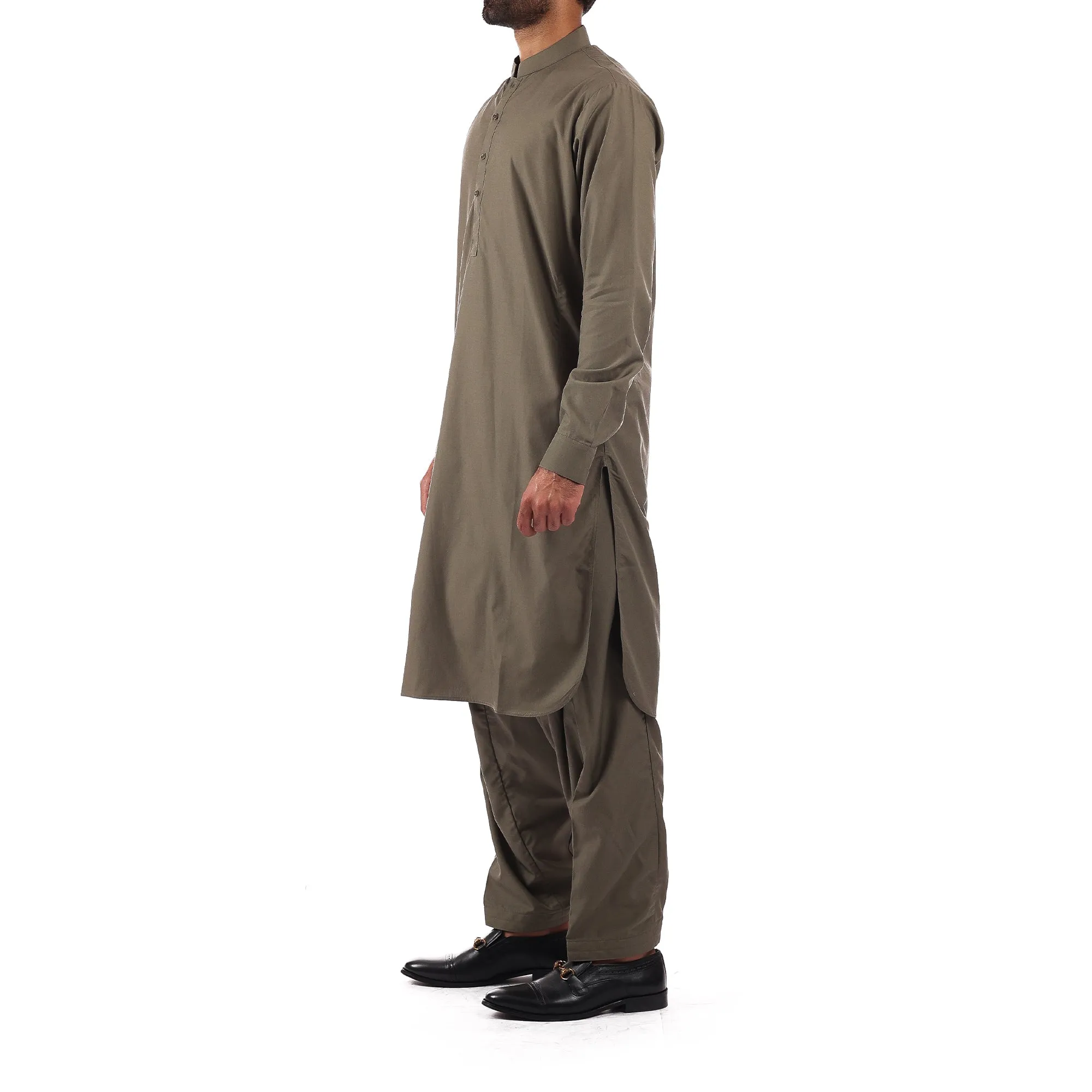 Brown Shalwar Qameez