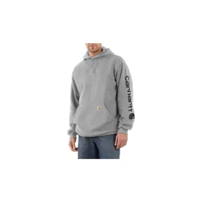 Carhartt Loose Fit Midweight Sleeve Graphic Sweatshirt Heather Gray Black