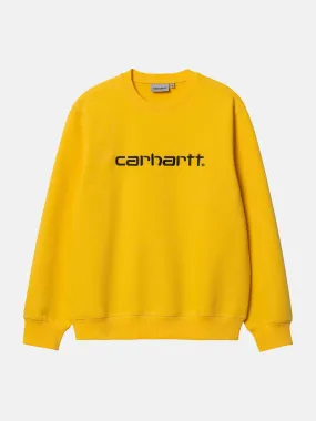 Carhartt Sweat - Buttercup / Black