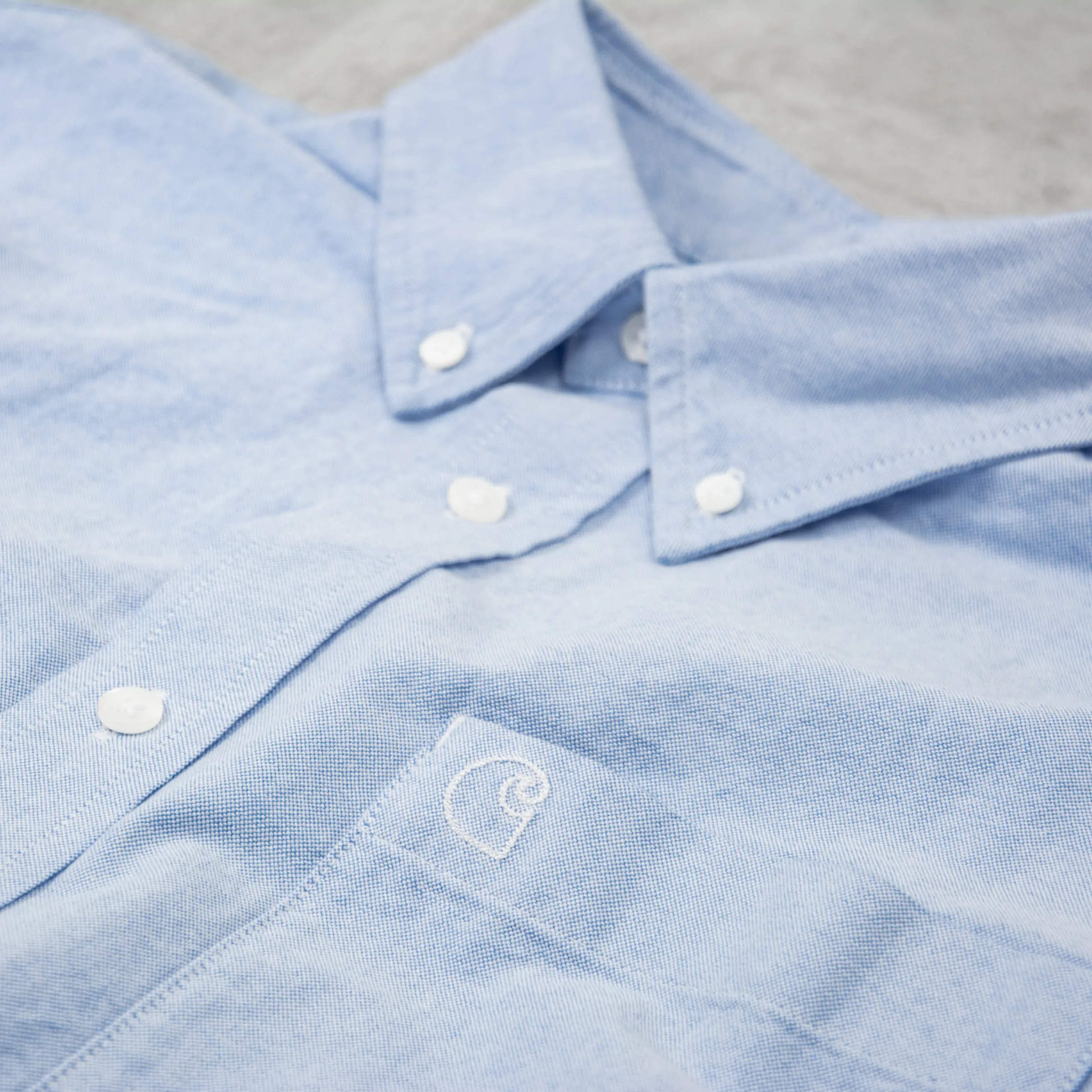 Carhartt WIP Braxton S/S Shirt - Bleach / Wax