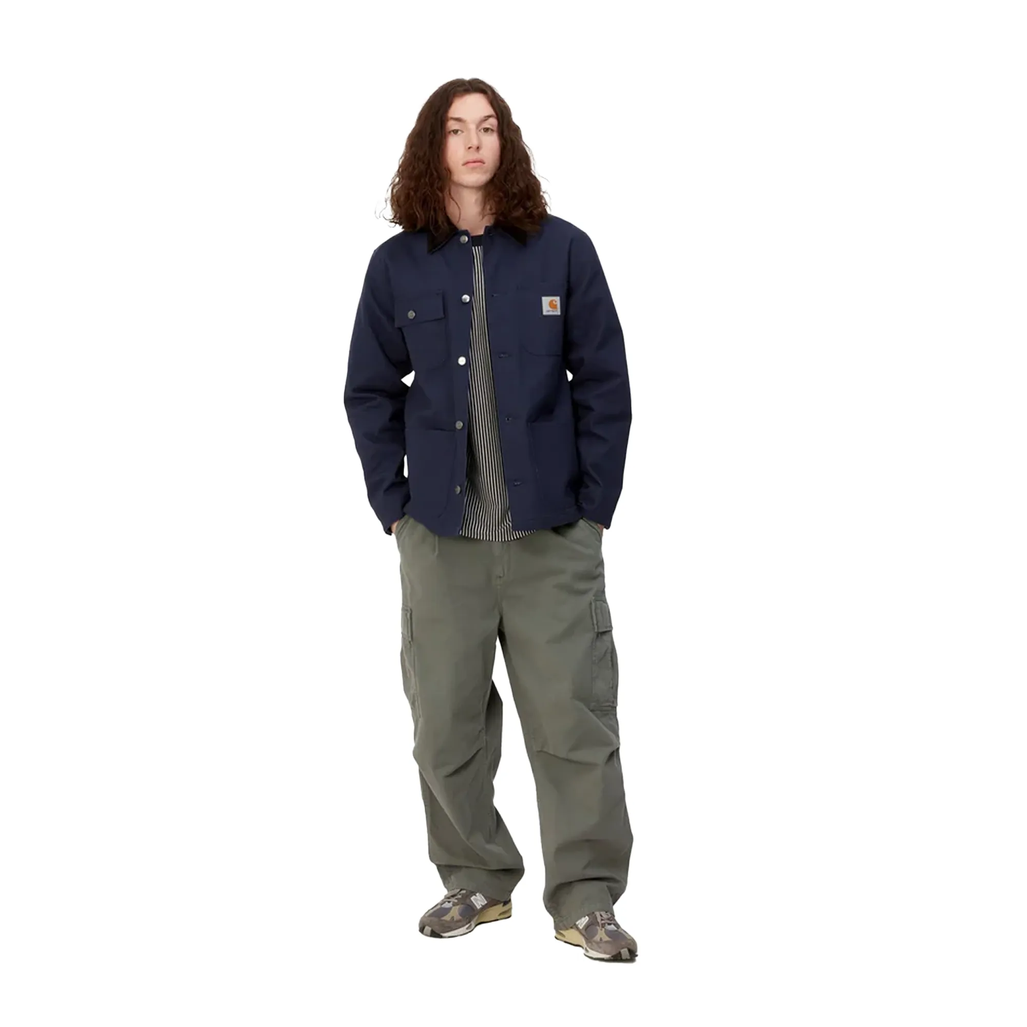 Carhartt WIP Cole Cargo Pant Smoke Green Garment Dyed I031218.1NDGD