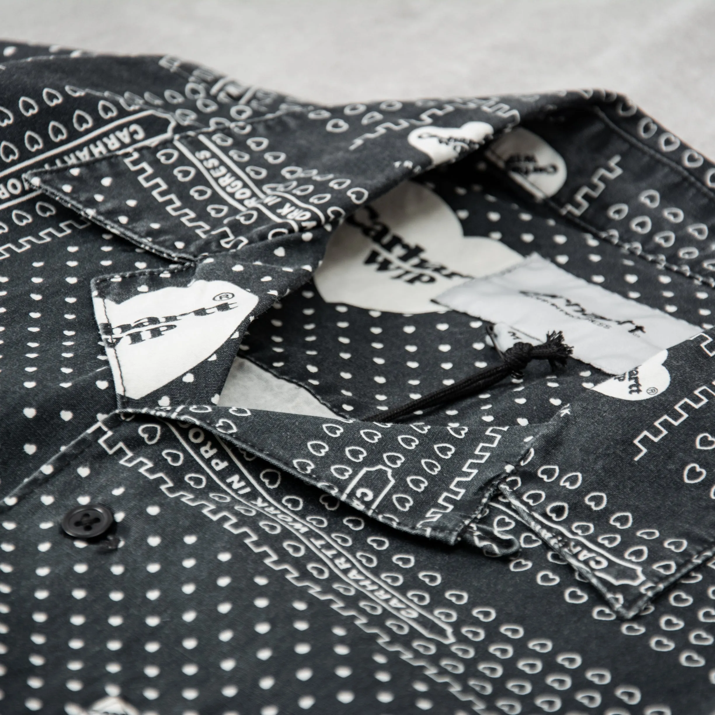 Carhartt WIP Heart Bandana S/S Shirt - Black