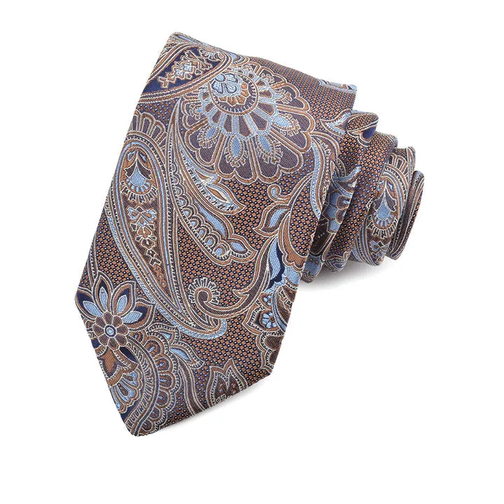 Christian Paul by Sidonio's Silk Woven Jacquard Floral Neck Tie K37614