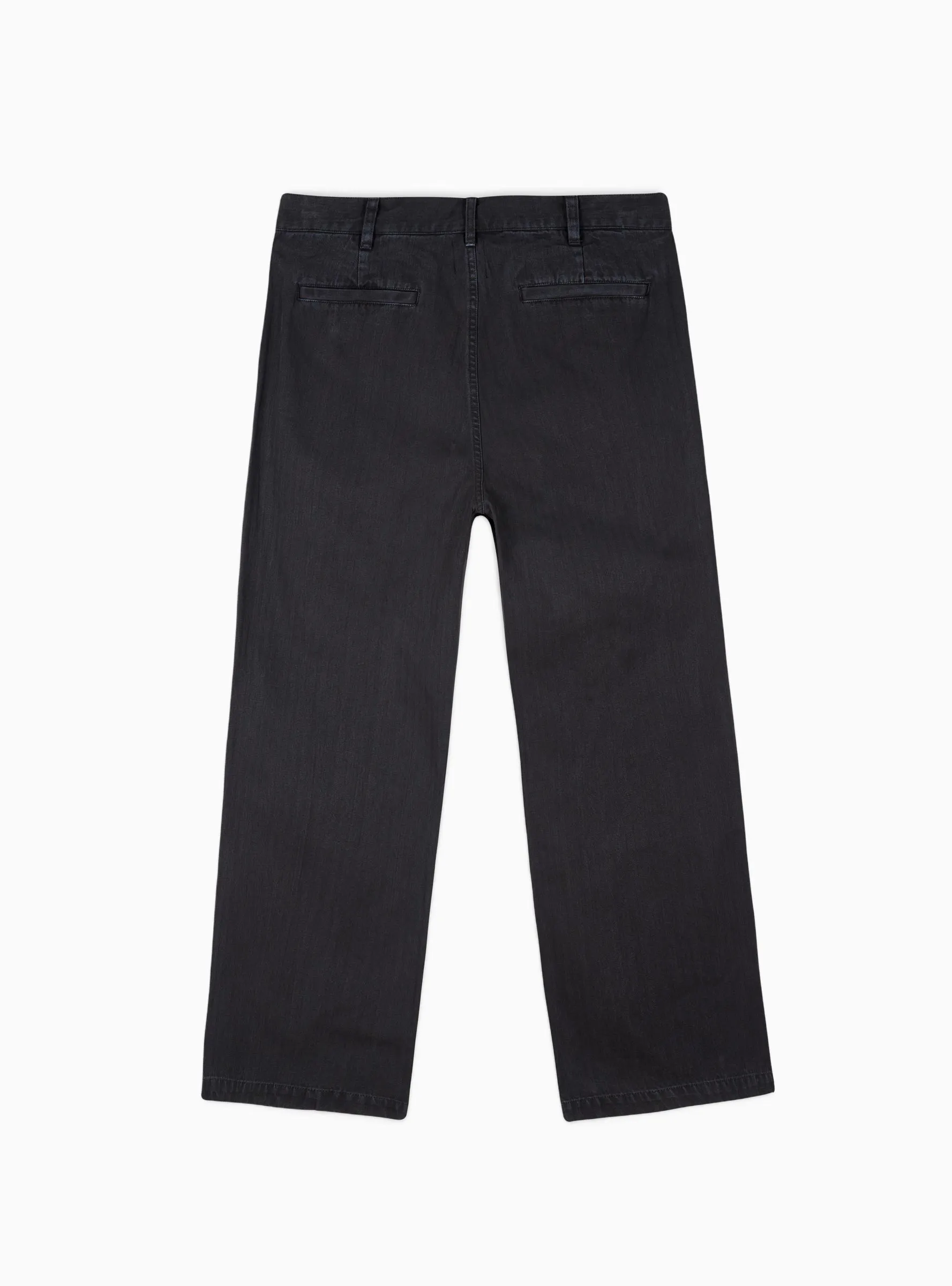 Connections Herringbone Trousers Black