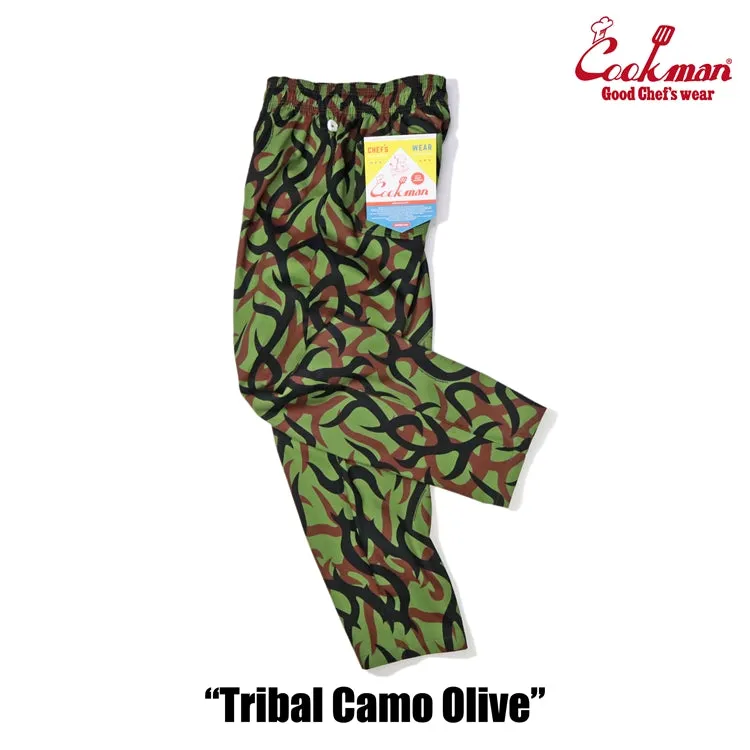 Cookman Chef Pants - Tribal Camo : Olive