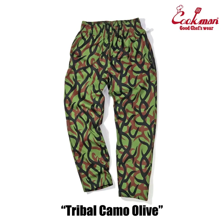 Cookman Chef Pants - Tribal Camo : Olive