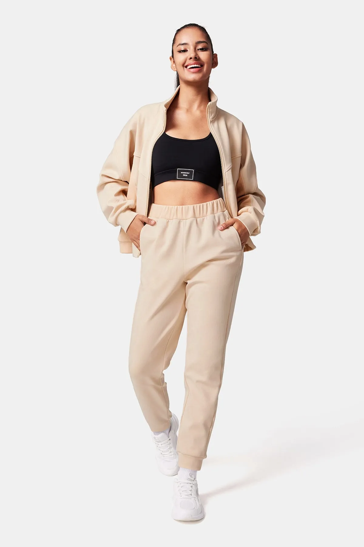 Cotton Mid-Rise Jogger