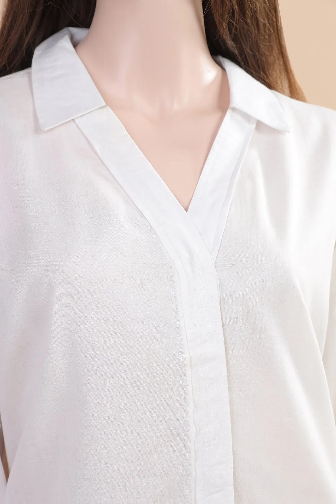 Cotton Viscose Stitched Shirt