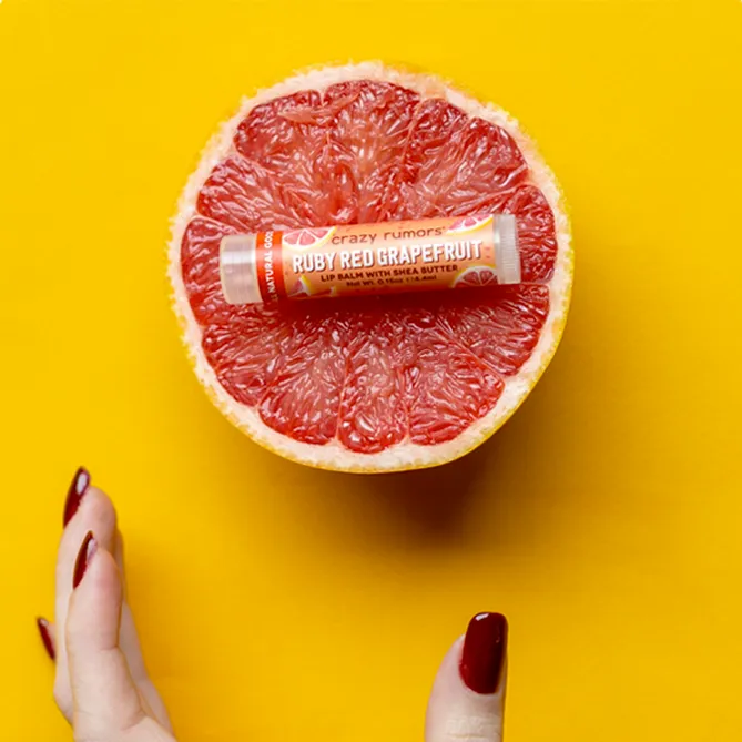 CRAZYRUMORS Ruby Red Grapefruit Bálsamo Labial