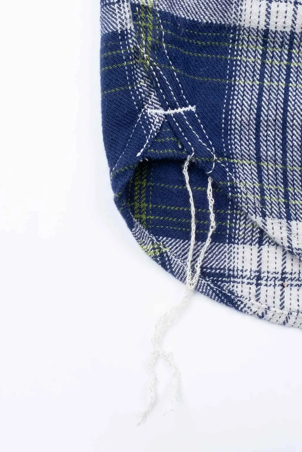 CURRANT LS Blue Wing Plaid