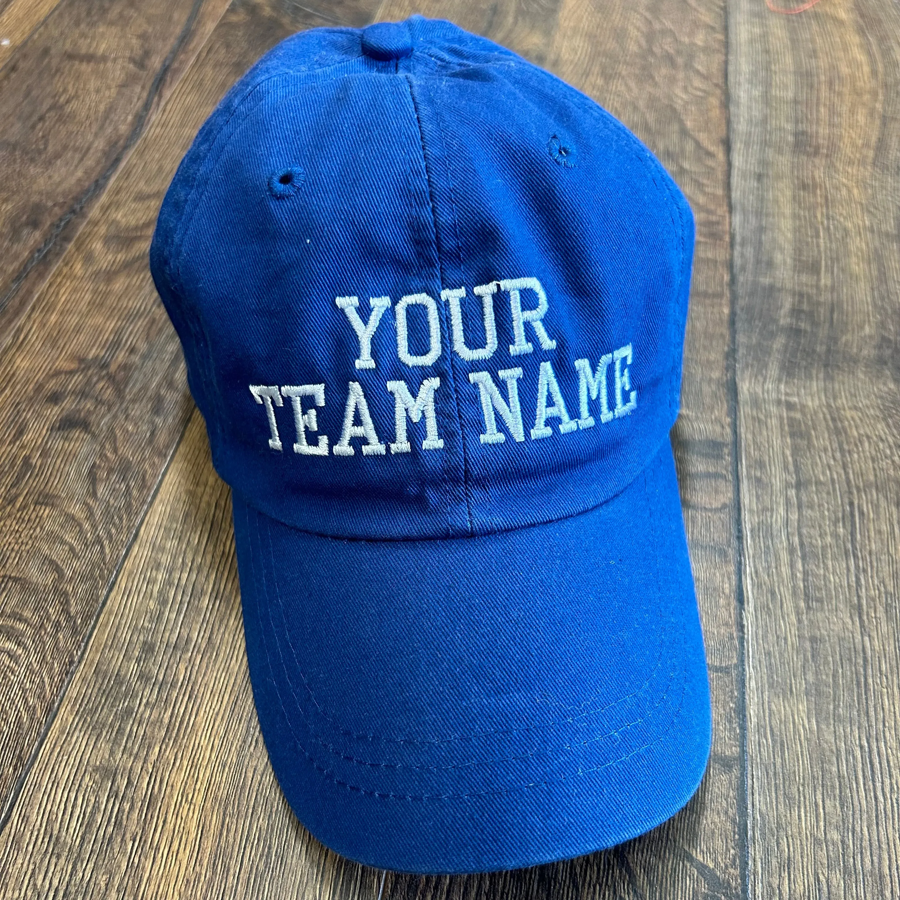 Custom Team Name Baseball Hat