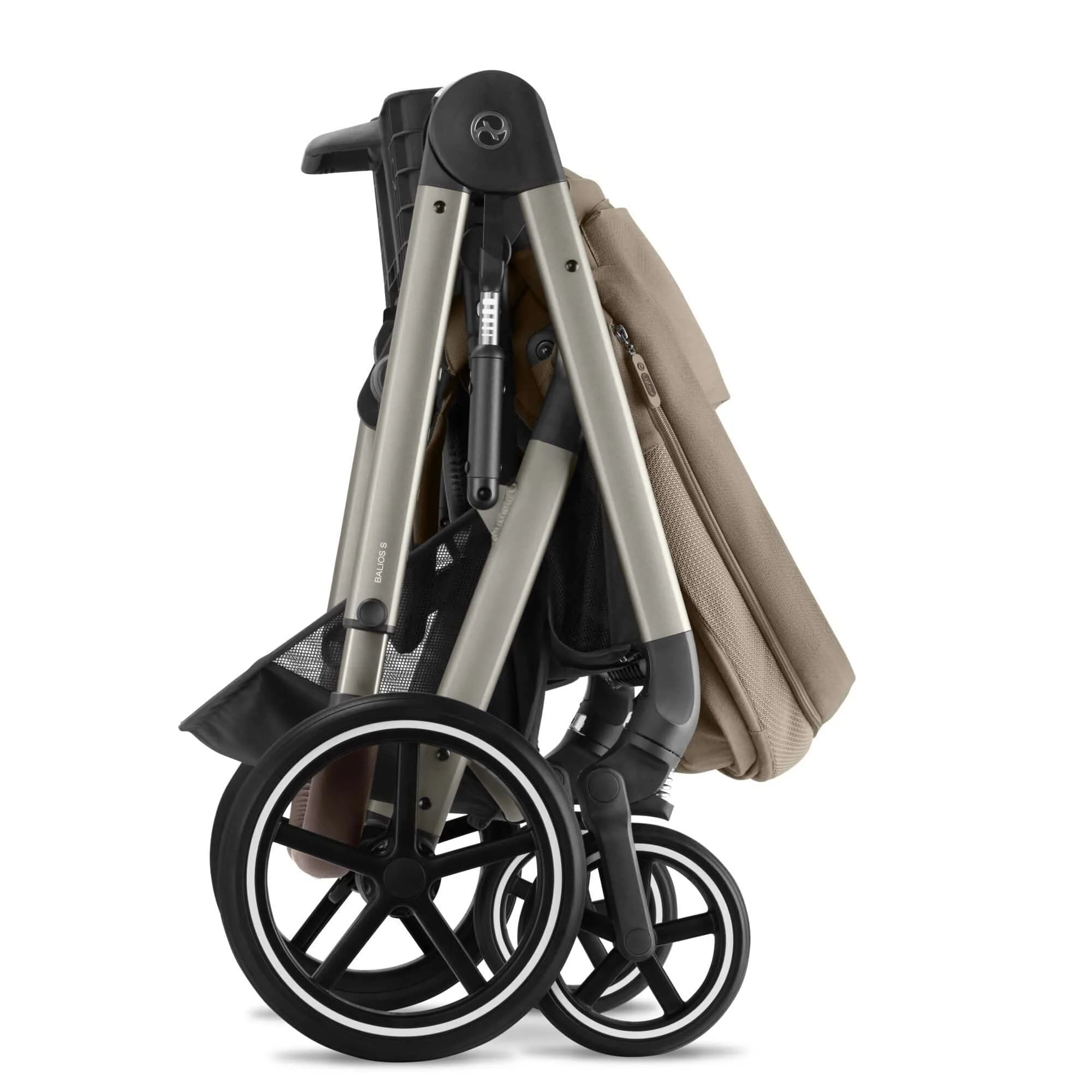 Cybex Balios S Lux Black Frame - Almond Beige