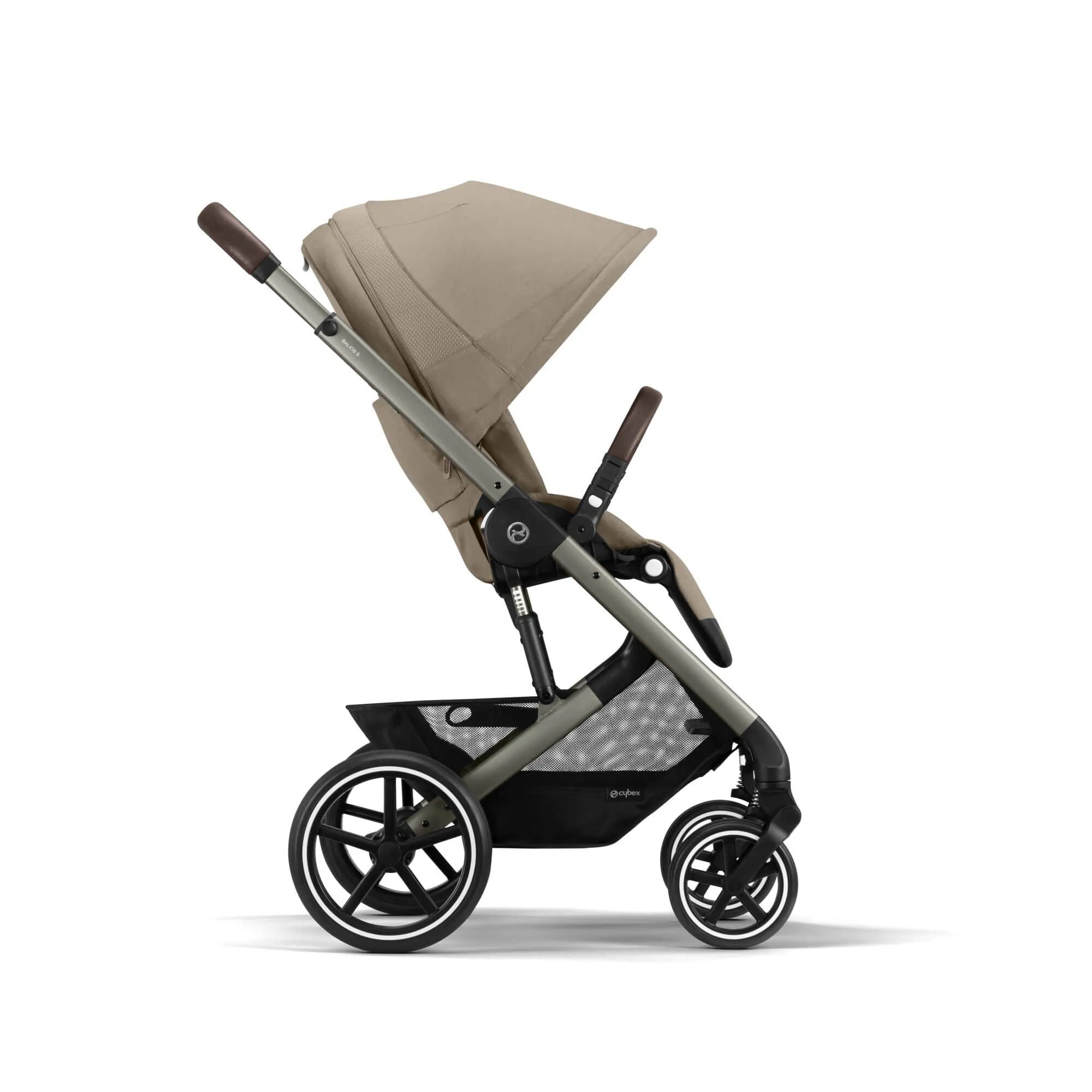 Cybex Balios S Lux Black Frame - Almond Beige