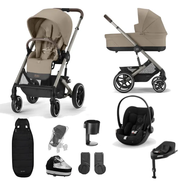 Cybex Balios S Lux Luxury Cloud G Bundle - Almond Beige