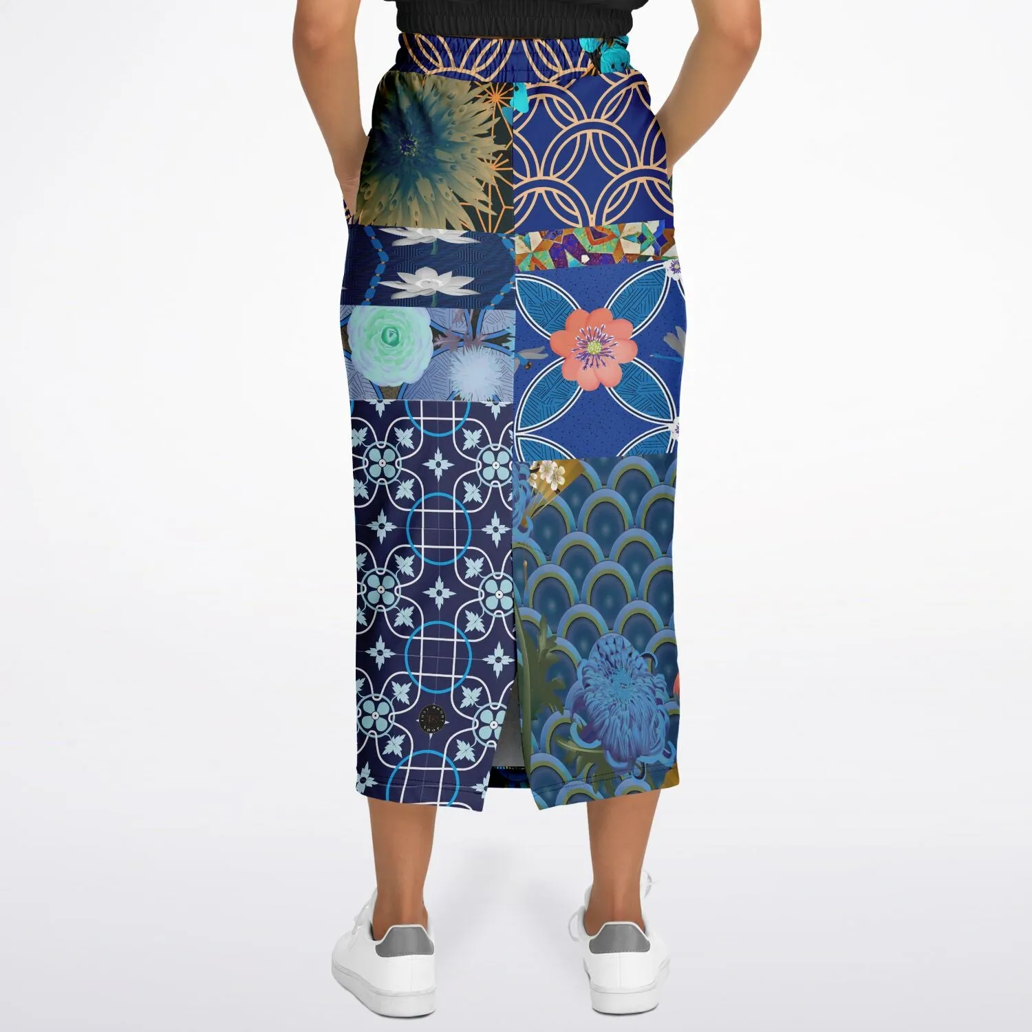 Dahlia Lama Eco-Poly Long Pocket Skirt