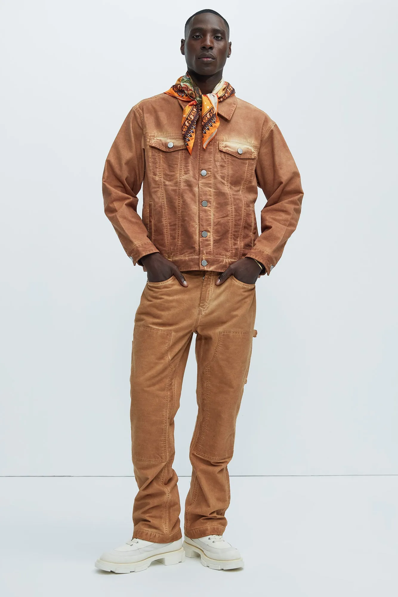 Deker Trucker Jacket - Brown