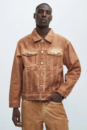 Deker Trucker Jacket - Brown