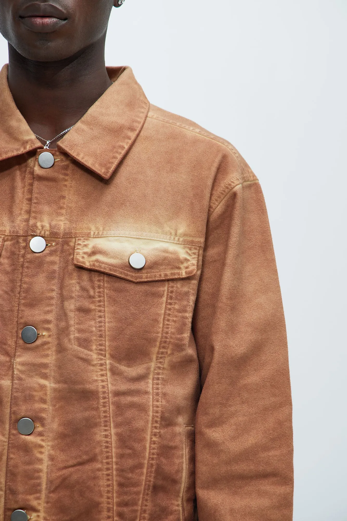 Deker Trucker Jacket - Brown