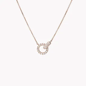 Diamond Knot Necklace