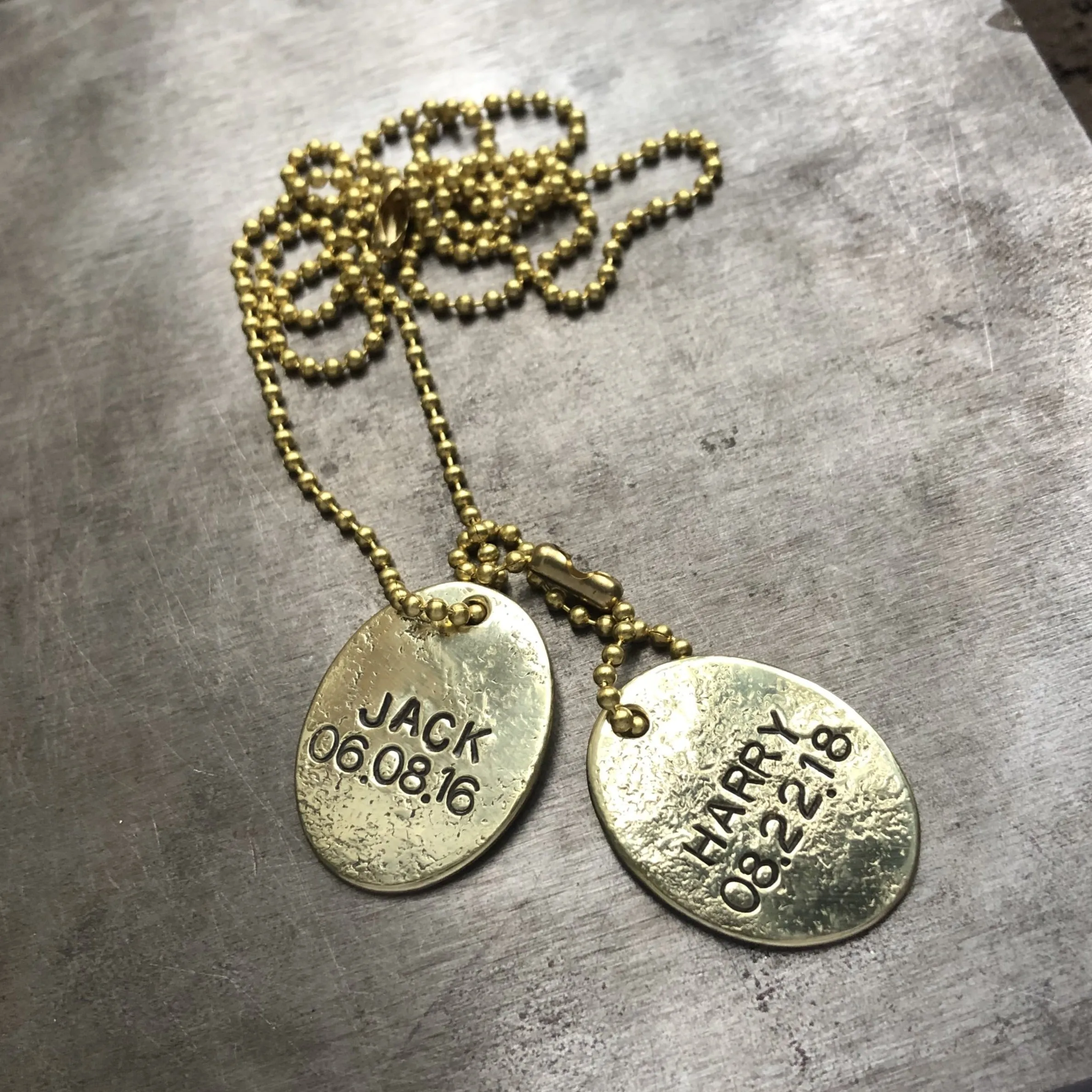 Dog Tags - Custom Stamped