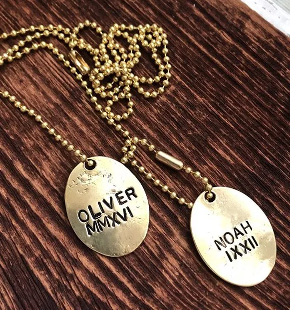 Dog Tags - Custom Stamped