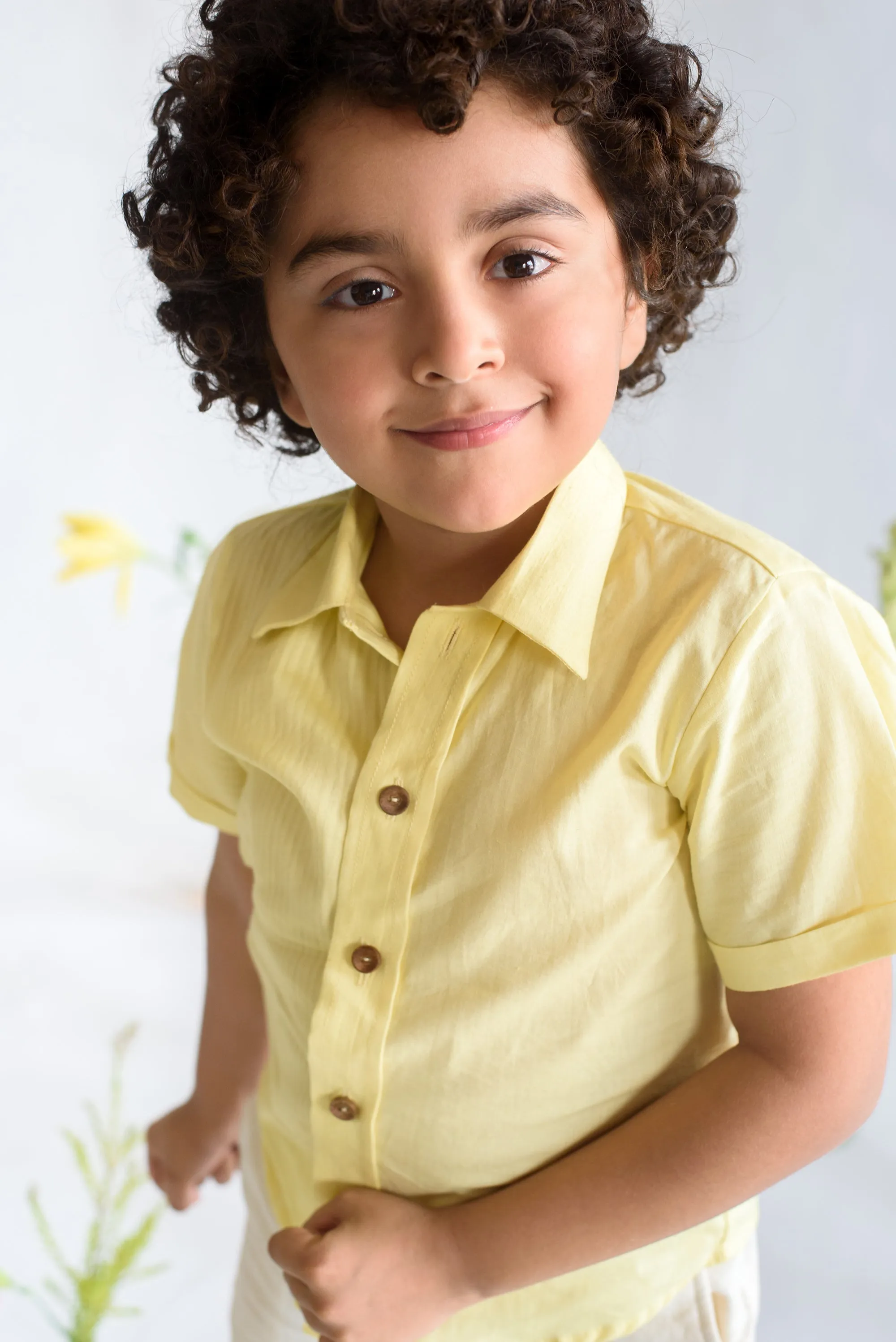 Dream Downtown- Organic Cotton Half Sleeves Shirt For Boys