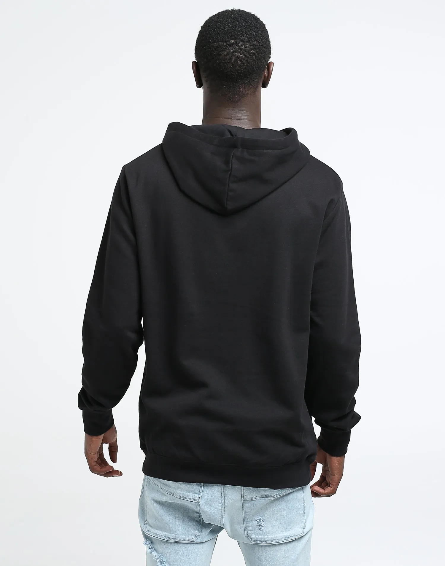 Elevn Script Box Hoodie Black