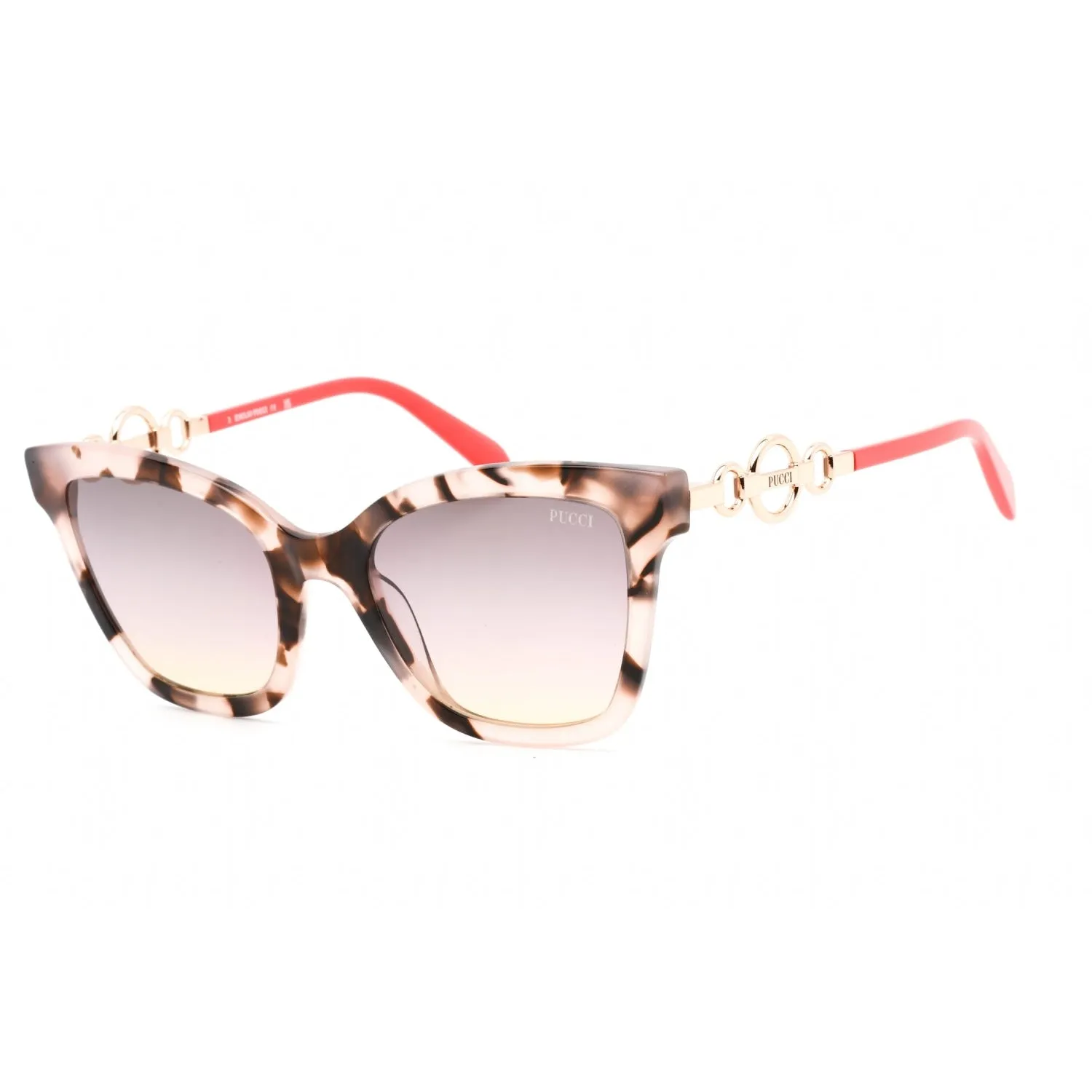 Emilio Pucci EP0158 Sunglasses coloured havana / gradient smoke Women's