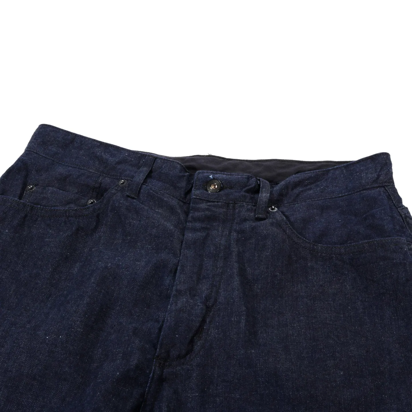 ENGINEERED GARMENTS WIDE PEG JEAN INDIGO 10OZ CONE DENIM