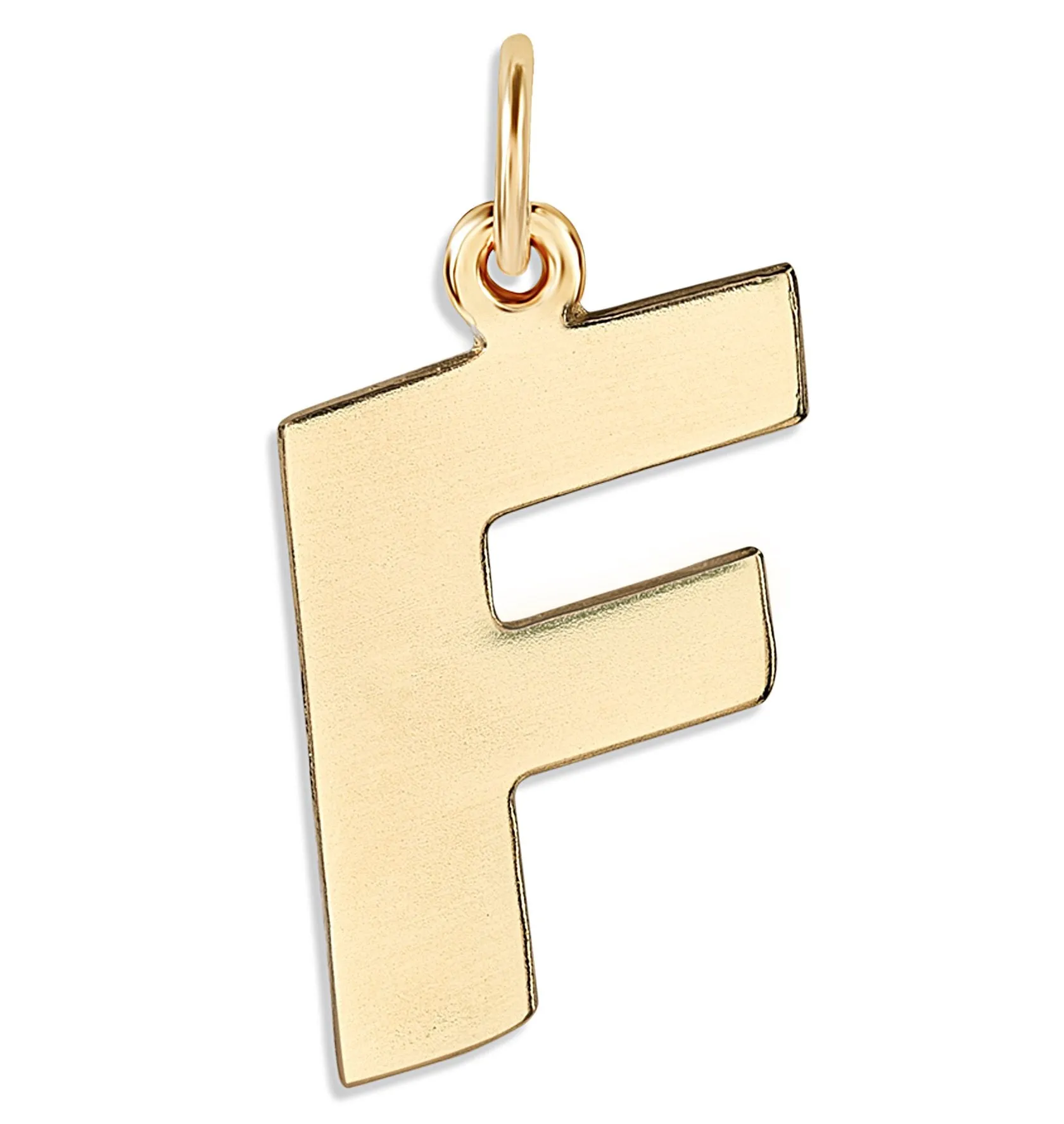 F Cutout Letter Charm