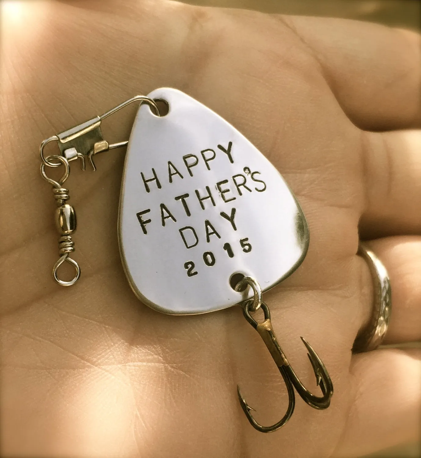 Fishing Keychain, Fathers Day Gifts, For Him, Boyfriend Gift, Personalized Fishing Lure, Hand Stamped Fishing Lure,natashaaloha