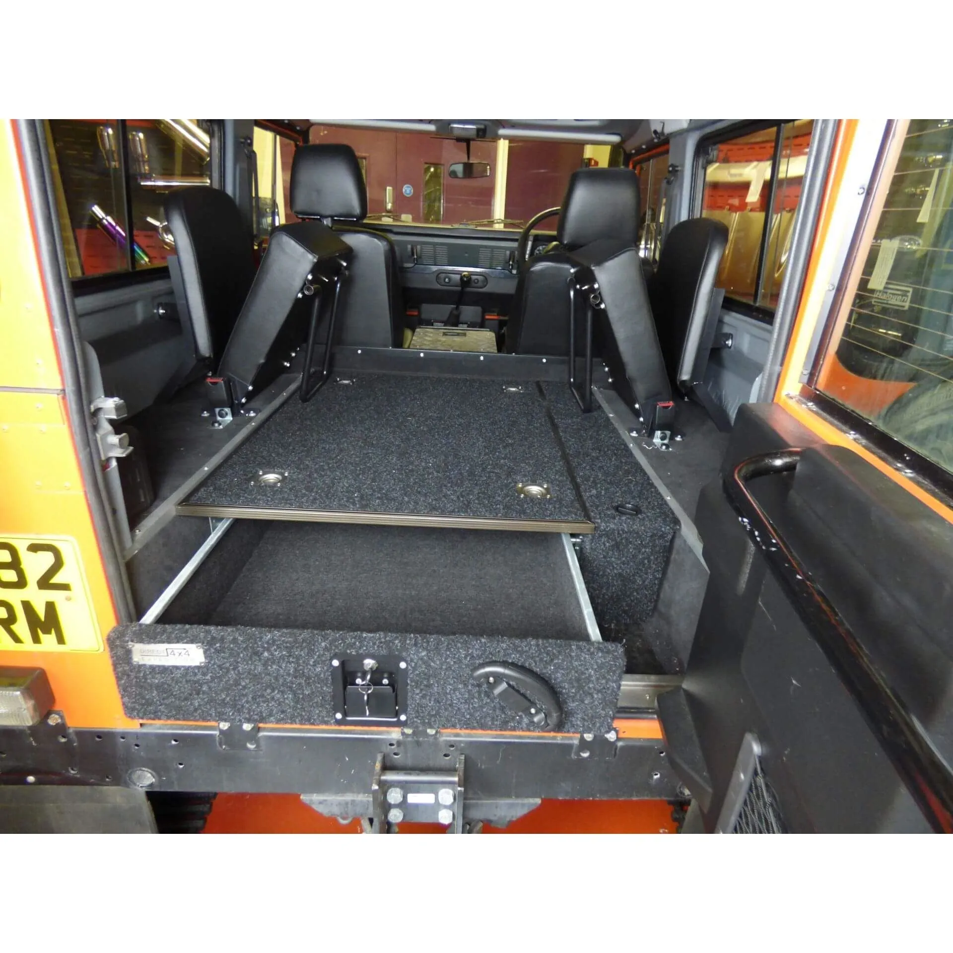 Fixed Carpet Top Single Drawer   Side Wing Kit for Land Rover Defender 90 71-16